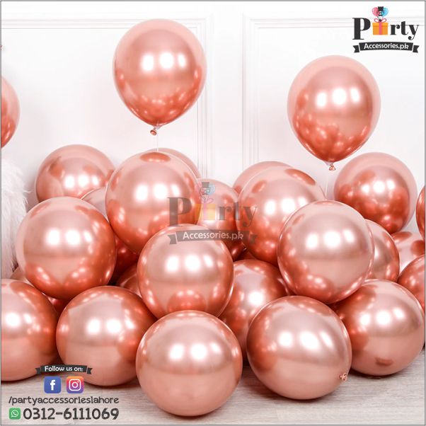 Metallic Chrome Balloons in Shinny colors for Balloons garland Arch sets