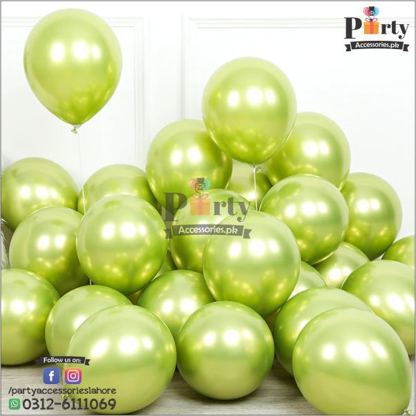 Metallic Chrome Balloons in Shinny colors for Balloons garland Arch sets