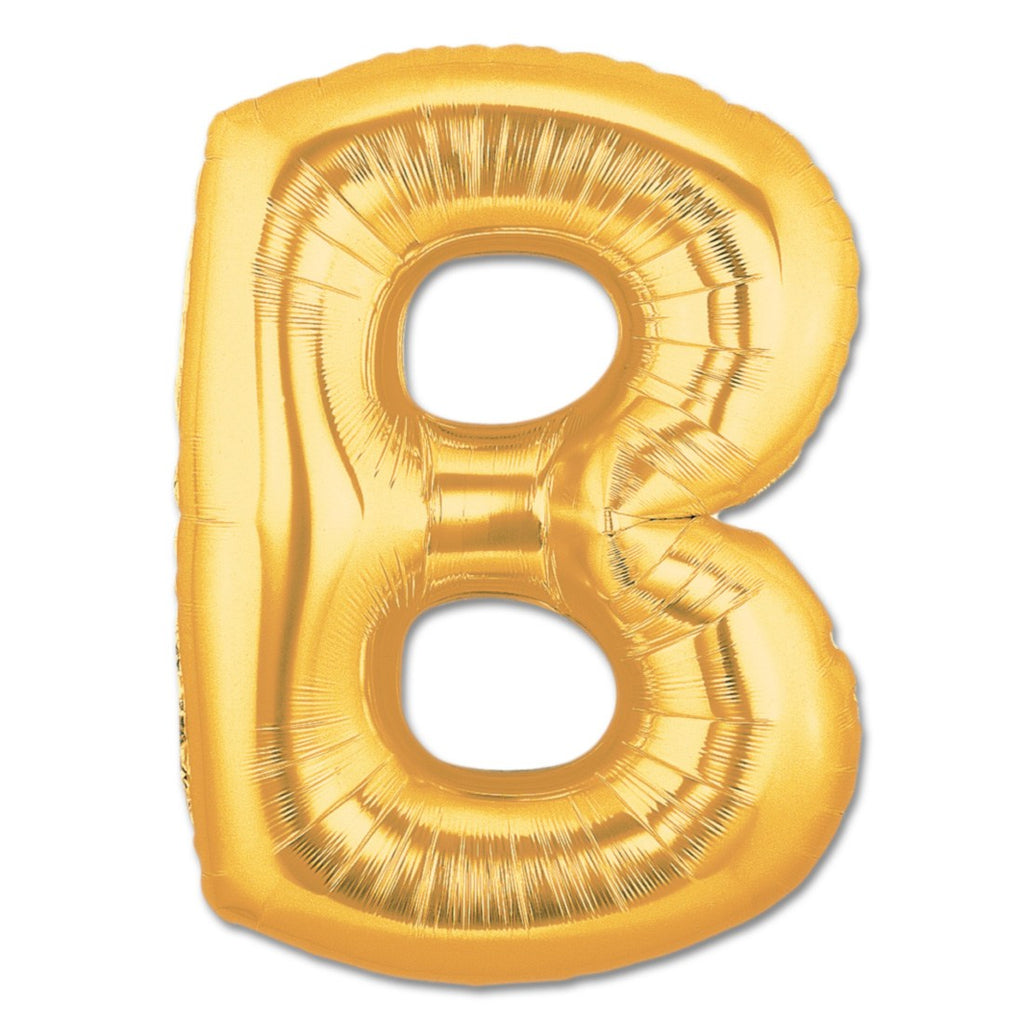 Letter Alphabet Golden Foil Balloons