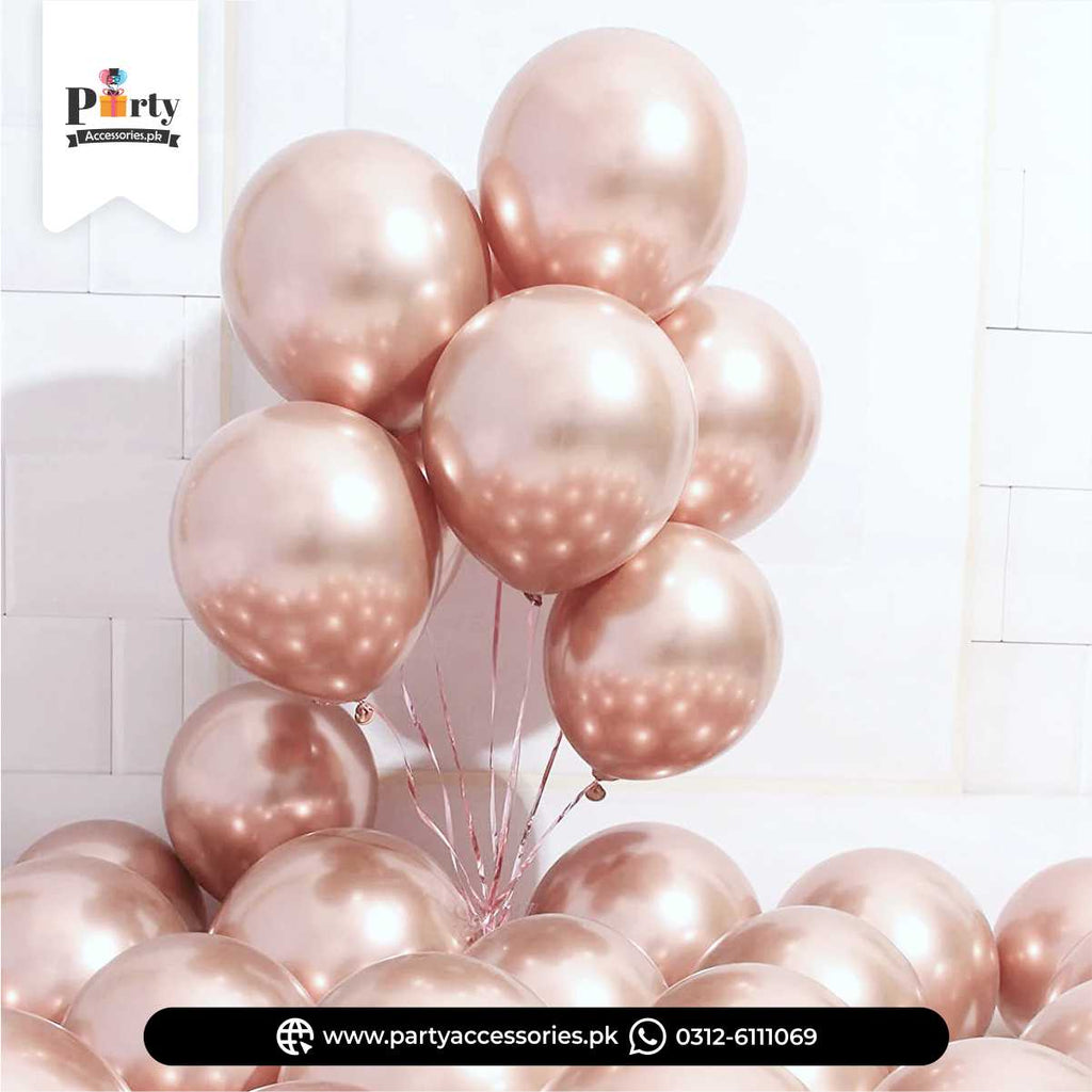Metallic Chrome Balloons in Shinny colors for Balloons garland Arch sets