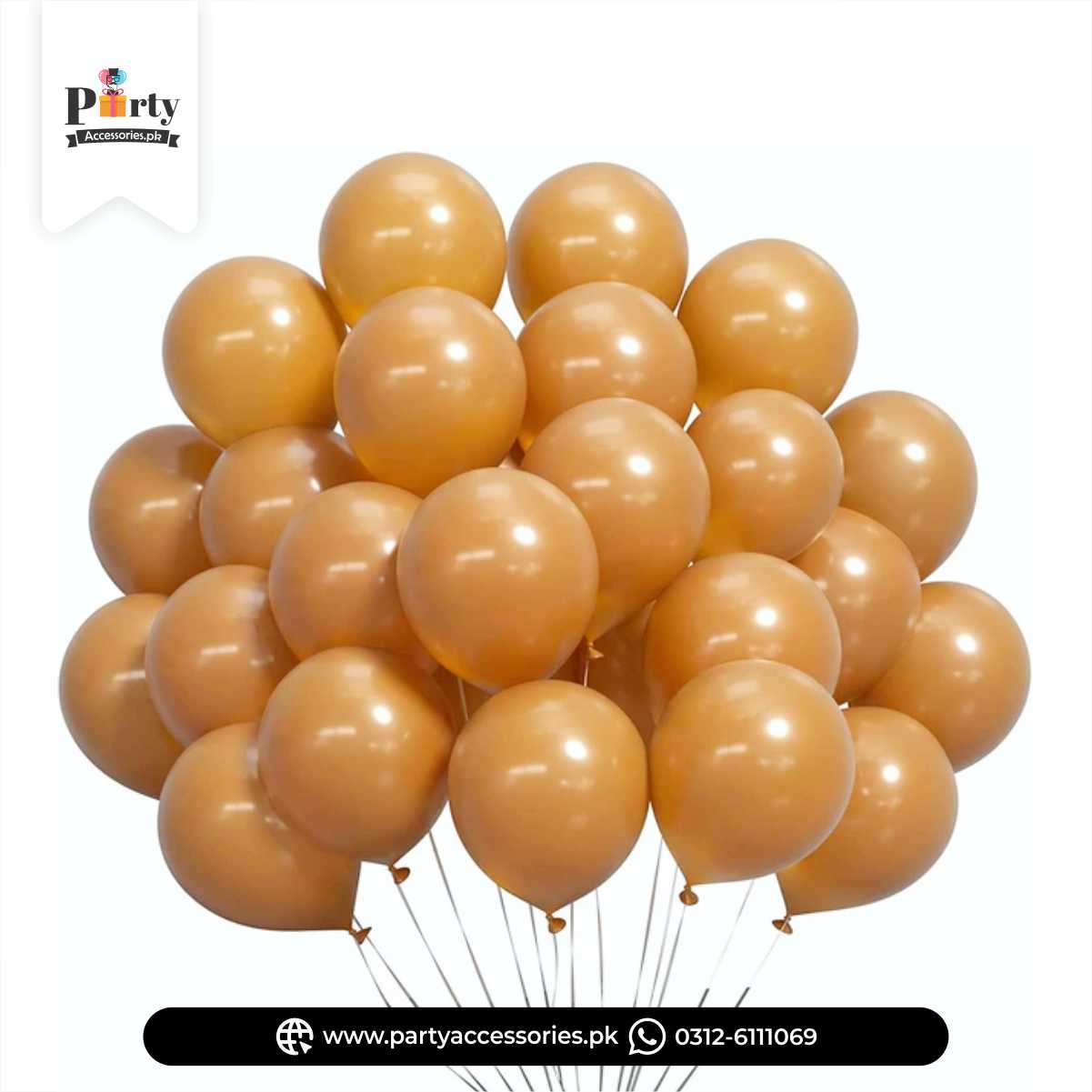 Plain Colored Latex Balloons