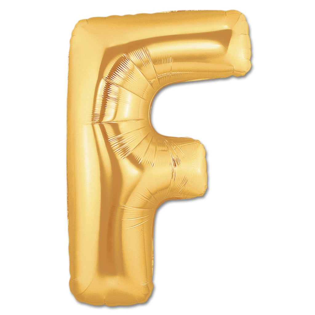Letter Alphabet Golden Foil Balloons