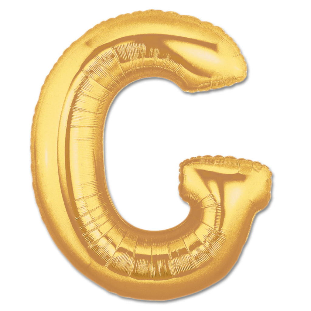 Letter Alphabet Golden Foil Balloons