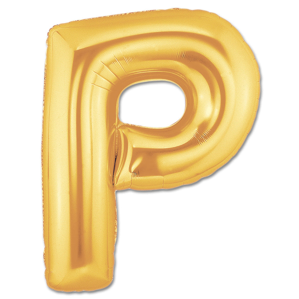 Letter Alphabet Golden Foil Balloons
