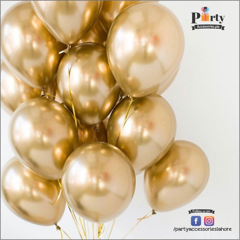 Metallic Chrome Balloons in Shinny colors for Balloons garland Arch sets
