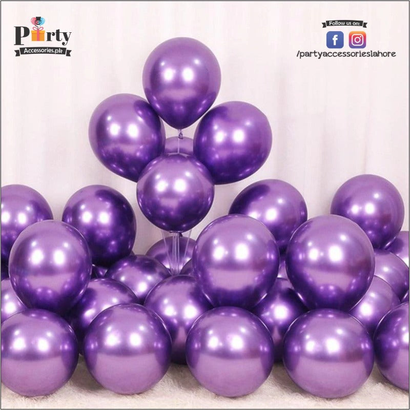 Metallic Chrome Balloons in Shinny colors for Balloons garland Arch sets