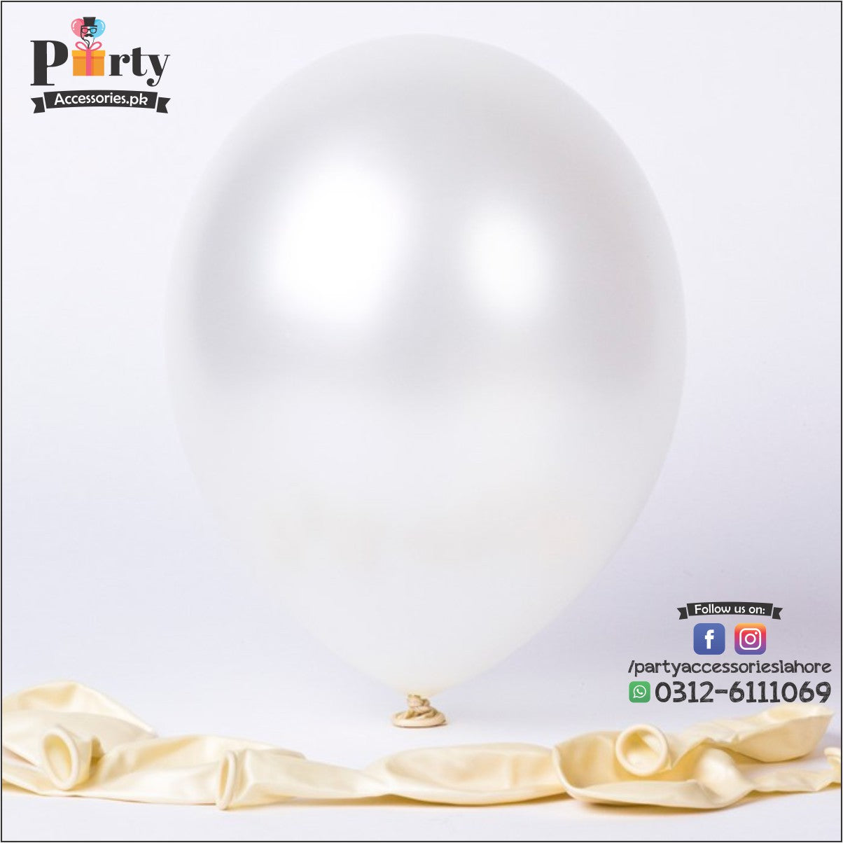 Plain Colored Latex Balloons