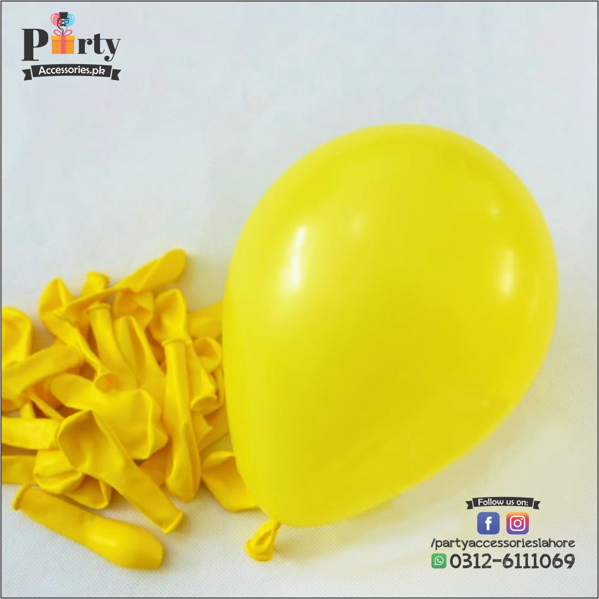 Plain Colored Latex Balloons