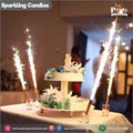 Birthday cake Sparkling firework candles | attractive birthday cake decoration surprise sparking candle